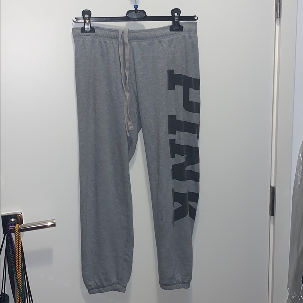 Grey PINK sweatpants Size XS